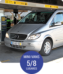 Mini-Van de  5 e 8 Lugares